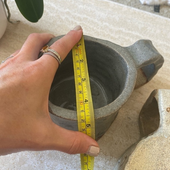 Lucero D.P. Ceramic Pottery Glazed Oversized Coffee Mugs X2 - Picture 13 of 13